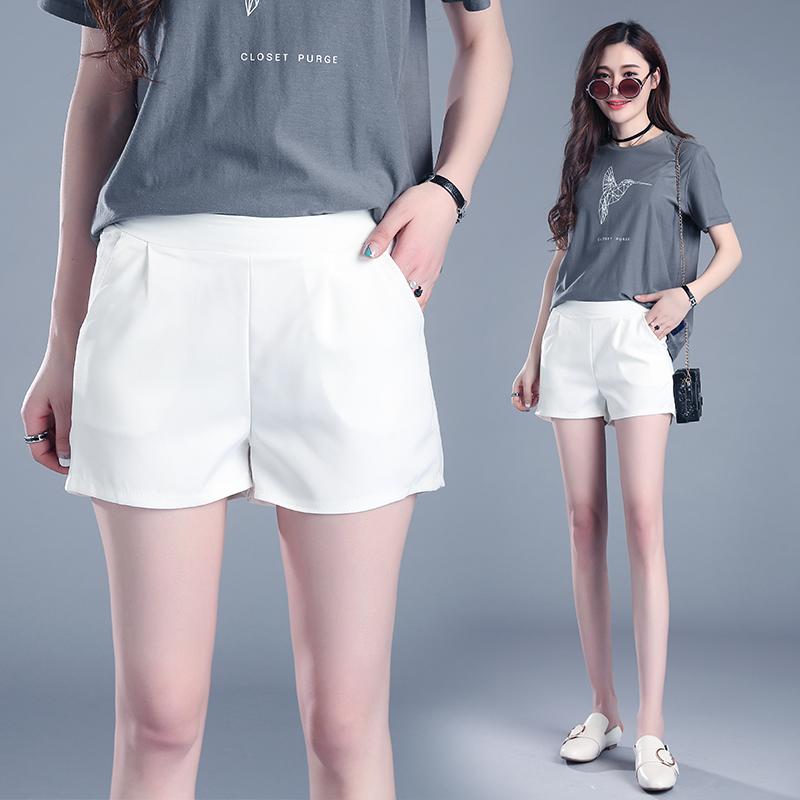 Celana Pendek Kasual Wanita High Waist Gaya Korea