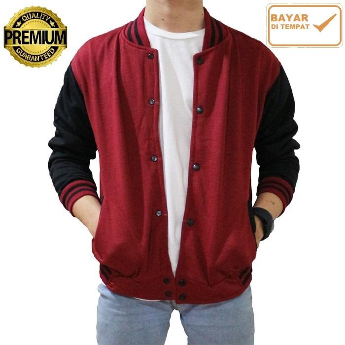 Jaket Baseball Varsity Polos - Unisex