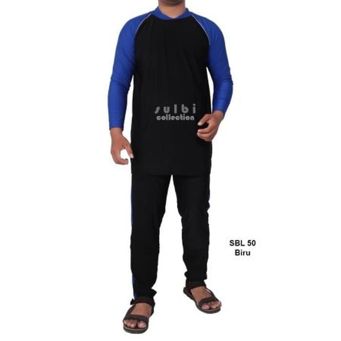 Baju Renang Pria Ukuran L dan XL Tangan Panjang Dewasa SBL-50
