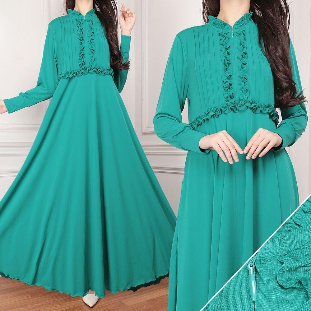 Zos Gamis XS S M L XL Muslim Fashion Wanita Jersey Korea Lengan Panjang Baju Muslim Long Dress Gamis Maxi Tangan Panjang Wanita Zos Gamis XS S M L XL Muslim Fashion Wanita Jersey Korea Lengan Panjang Baju Muslim Long Dress Gamis Maxi Tangan Panjang Wanita