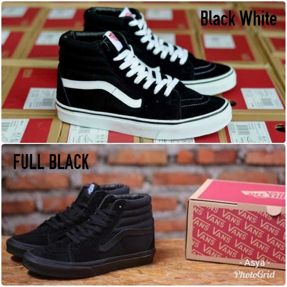 Sepatu Pria Vans OS high classic anak sekolah kuliah Free kaos kaki