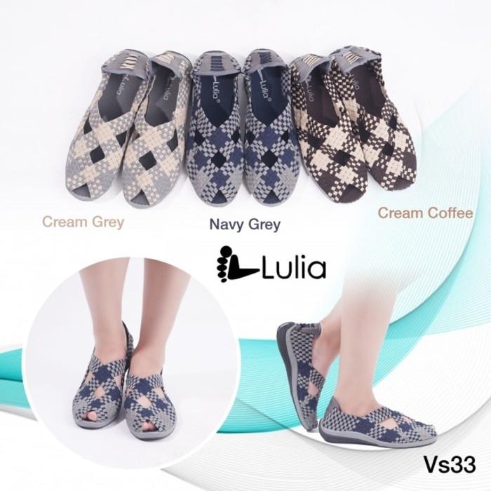 Promo Sepatu Anyaman Lulia Flat VS-33 Woman Gratis Ongkir