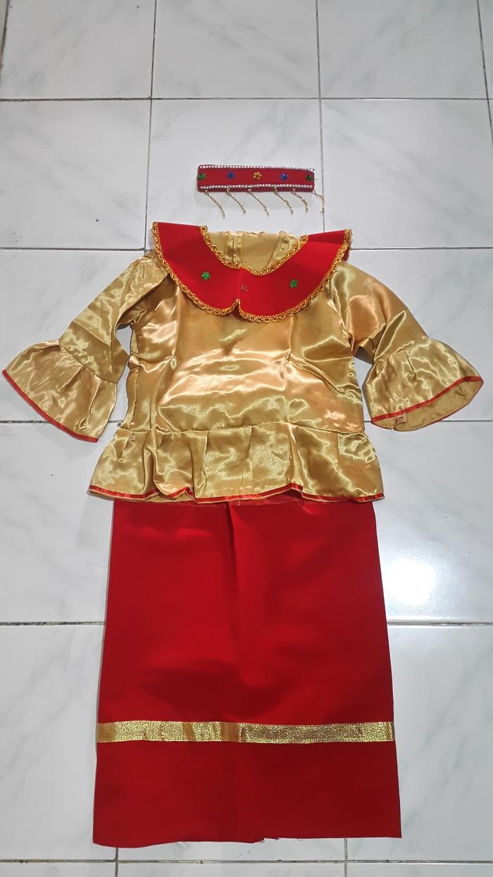 Pakaian Karnaval/ Baju Adat Betawi Cadar Anak TK Perempuan