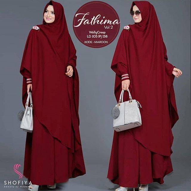 TJK Fashion FATIMA Syari Vol 2 Baju Gamis Panjang