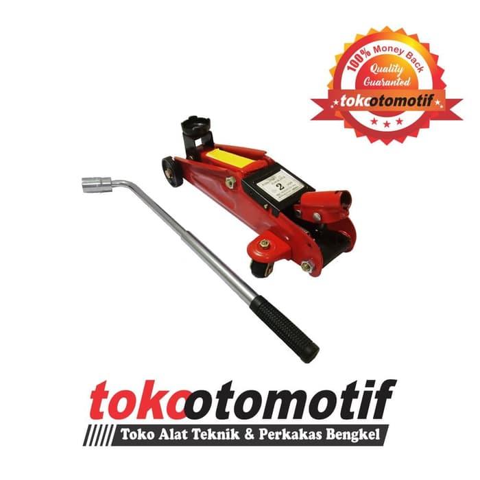 Dongkrak Buaya Body Pendek 2 Ton EVSTEEL + Kunci Roda L Tarik Nankai