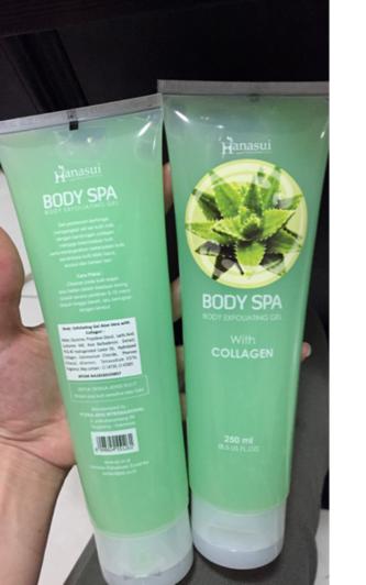 HANASUI BODY SPA GEL PERONTOK DAKI COLLAGEN - ALOEVERA