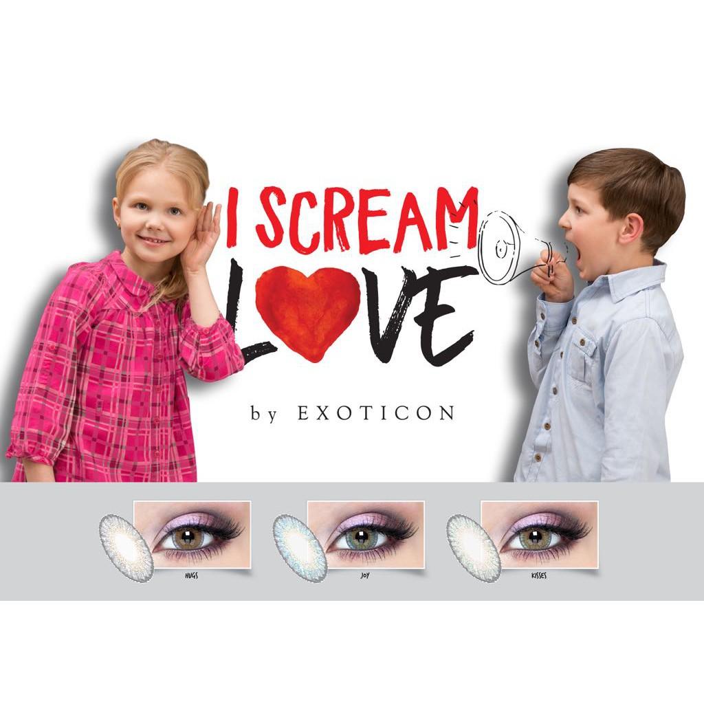 Gensaoptik Softlens I Scream Love HUGS -3.25 s/d -6.00 / Softlense X2 Exoticon Minus MPS BBS 135