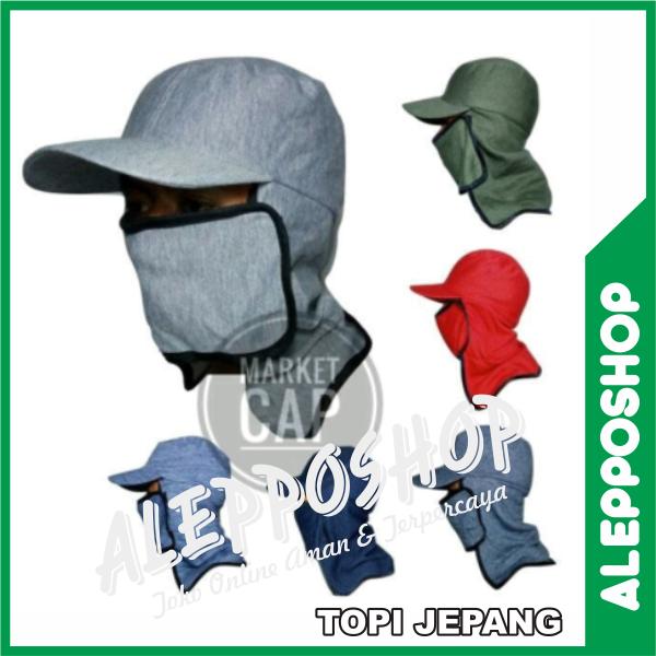 Topi Masker atau Topi Jepang Pelindung Wajah
