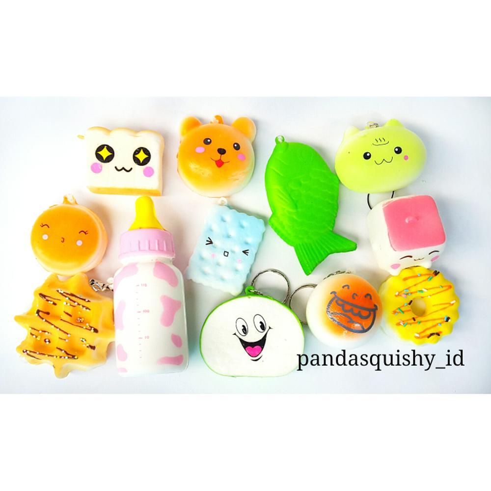 Paket Squishy Jualan 12 Pcs di lapak Chokobi Slime chokobislime