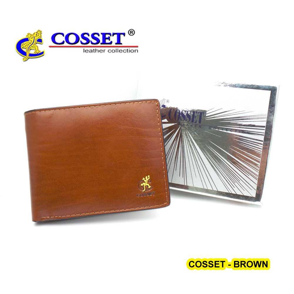 Best Seller!!! Dompet Tidur Lipat Pendek Kulit Asli Murah - Cosset UK MUNO Brown Asli Termurah Elegant