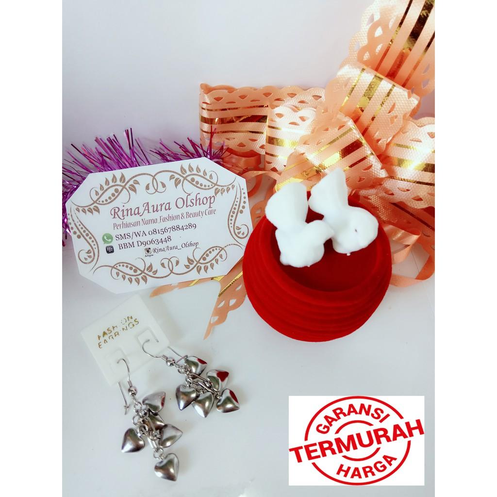 Anting Unik Bahan Monel Asli Anti Karat Anti Hitam Anti Iritasi Murah