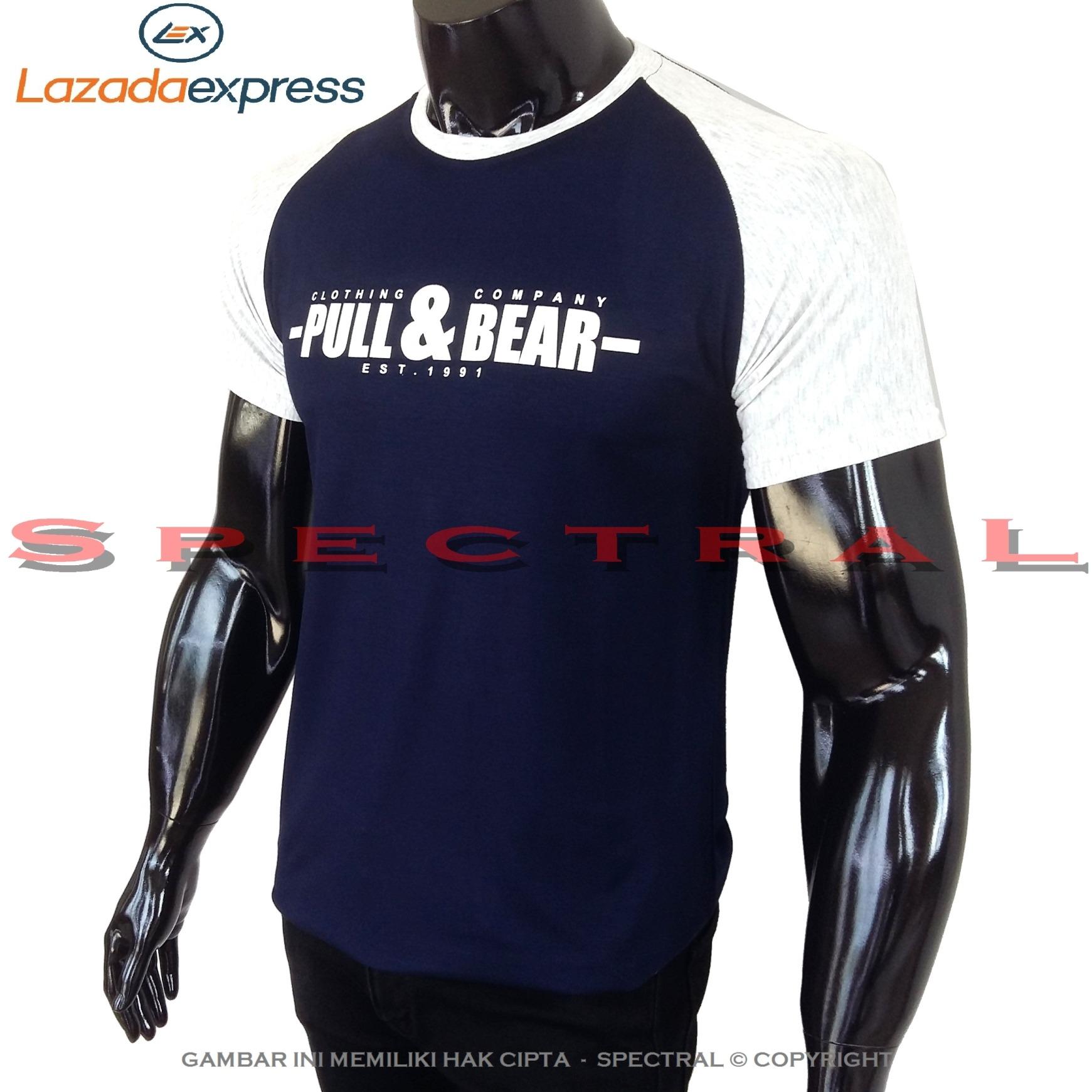 Spectral – RAGLAN PULL & BEAR M Fit To L Soft Rayon Lycra Viscose Kaos Distro Fashion T-Shirt Atasan Baju Pakaian Polos Shirt Pria Wanita Cewe Cowo Lengan Murah Bagus Keren Jaman Kekinian Jakarta Bandung Tumblr Gambar Merek Tulisan Reglan Kombinasi