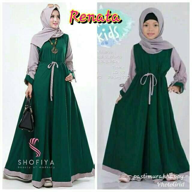Baju Gamis Kerut Kerut / Mode By Shofiya / Gamis Fashion Wanita TerCantik (E)