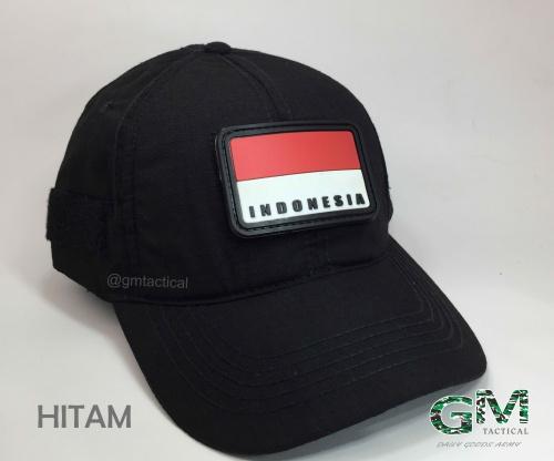 Topi Tactical With Velcro Polos Free Patch
