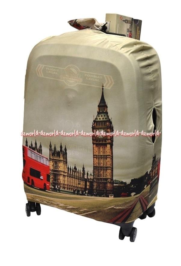 HARGA SPESIAL!!! Passport Luggage Cover Sarung Koper Motif Big Ben Size XL Uk 33-35 Inc - yAFUzw