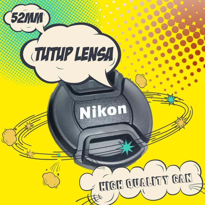 Promo Tutup Lensa Nikon 52mm Lens Cap 18-55 Kit original