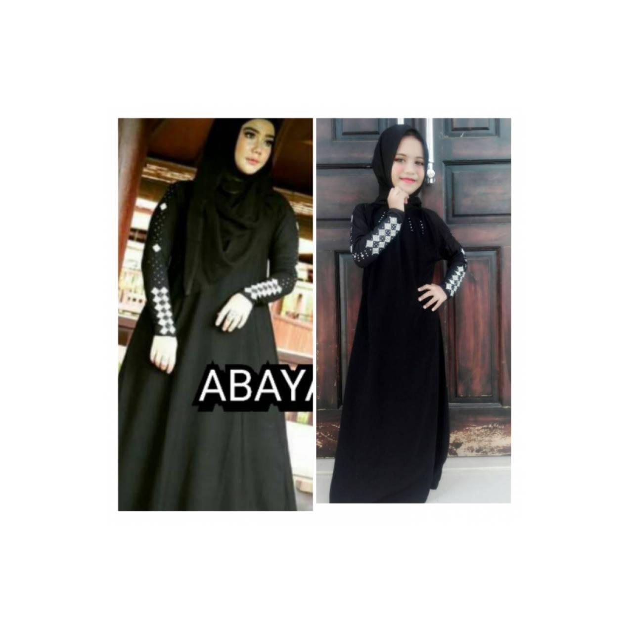 Grosir Gamis Kids Cantik abaya umbrella cemara couple ibu n anak /