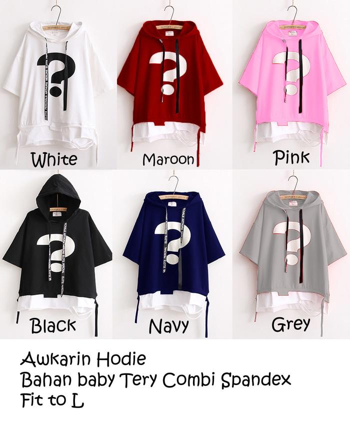 AWKARIN TOP HODIE | SWEATER | ATASAN WANITA| PAKAIAN WANITA| HODIE