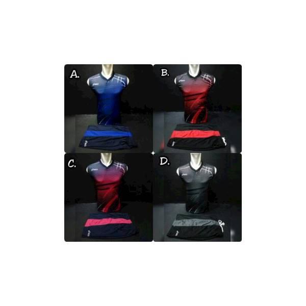 Jersey Setelan Singlet Voli / Volley Asics AC02