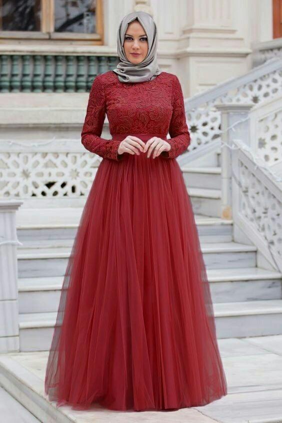 T-OS Pakaian Muslim Wanita Gamis Maxi Almaer