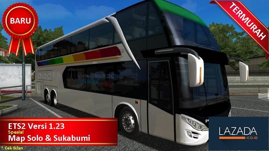 ETS2 Bus Simulator Indonesia Spesial Map Solo dan Sukabumi untuk PC Laptop
