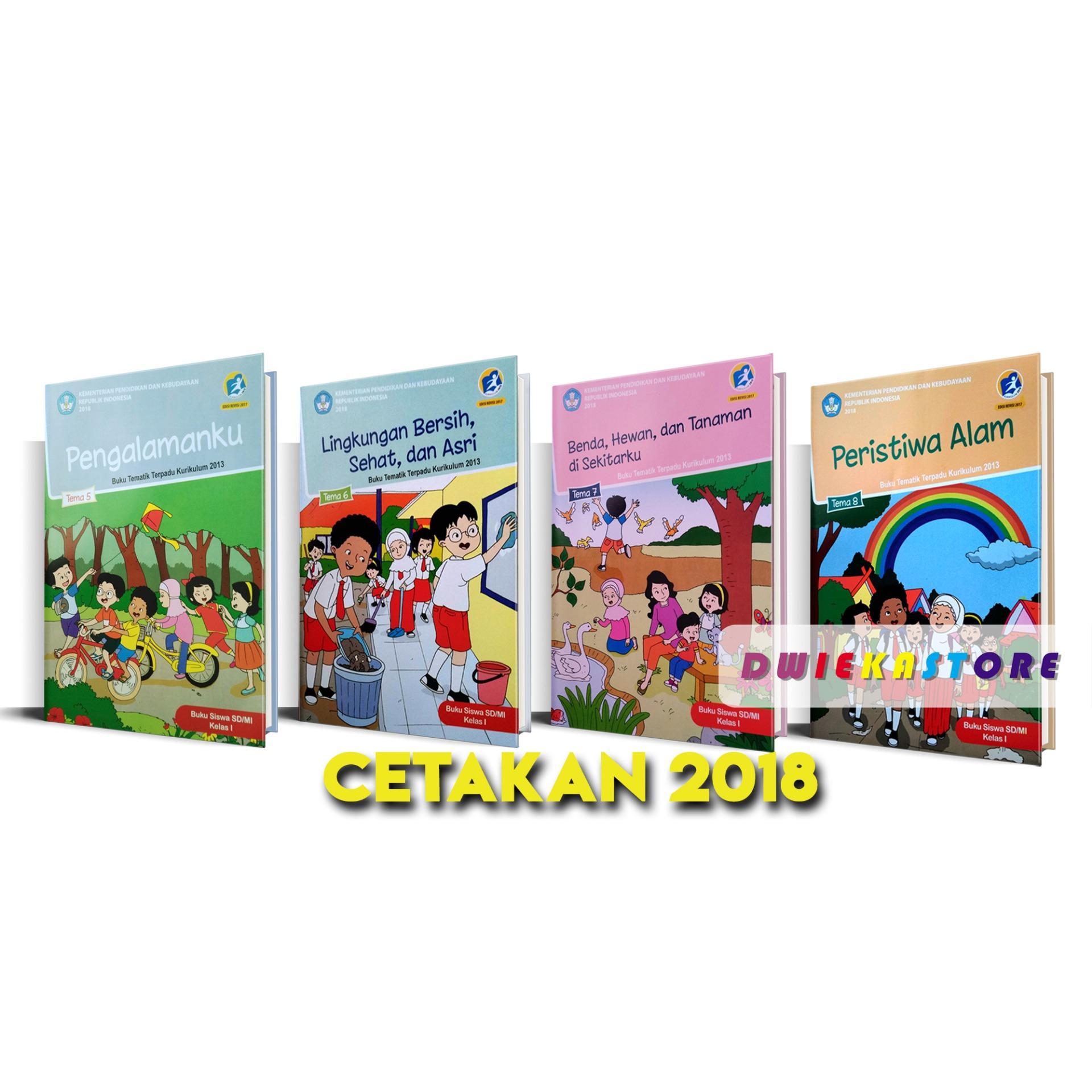 Paket Buku Tematik Kelas 1 “ Tema 5 6 7 8 ” Kurikulum 2013 Edisi Revisi 2017