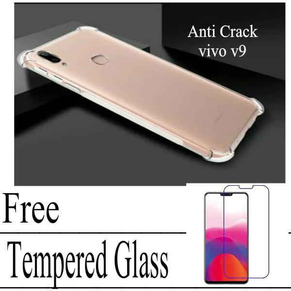 softcase Anti Crack For Vivo V9 Free Tempered Glass Azhifa_Shop