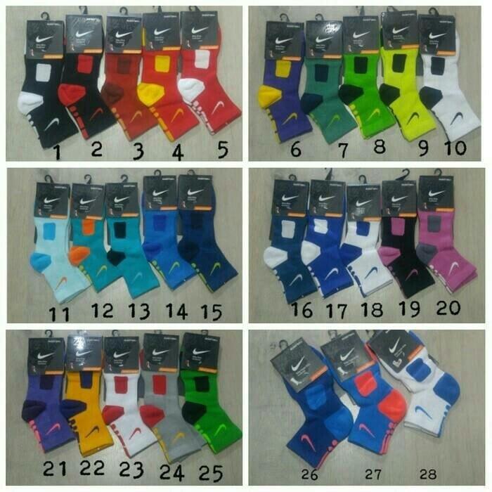 HOT SPESIAL!!! kaos kaki basket nike elite medium - olahraga - futsal - running - 38RtJz