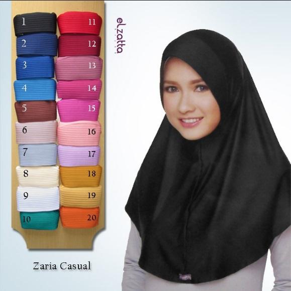 Bergo Elzatta Zaria Casual Jilbab Instan
