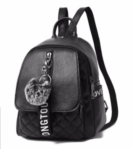 Tas Ransel / Backpack Wanita Import Murah Terbaru CP 148 BLACK_WHITE