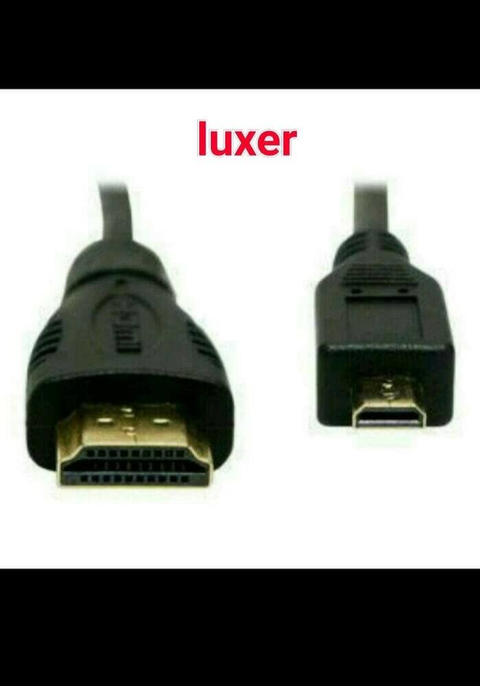 Terbaru!! Kabel Micro Hdmi Ke Lcd Tv Cable To Proyektor Go Pro Tab Lenovo Yoga 2 - ready stock