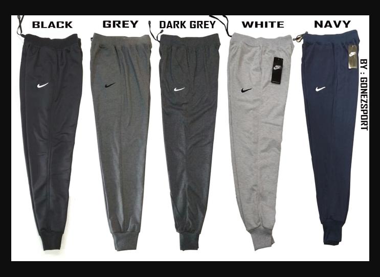Celana Nike Adidas Training Jogger / Joger / Zumba / Olahraga Panjang - Navy, L