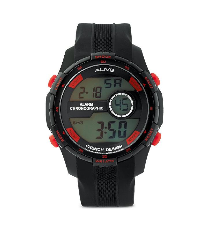 JAM TANGAN PRIA IMPORT ALIVE SOPHIE MARTIN DIGITAL MAYER GPU1054B5 ORI