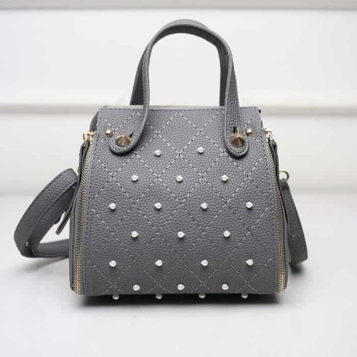 best seller - TAS ABU HITAM WANITA GOSH ELLE/ tas branded / tas selempang import / tas gosh original
