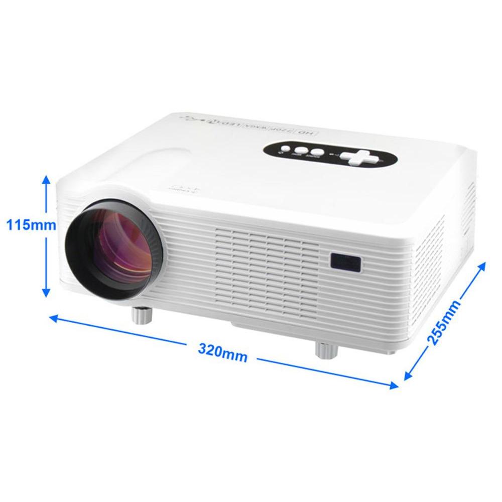 Profesional Proyektor Cheelux CL720 Projector HD Mantap TV Tuner LCD Projektor LED 3000 lumens