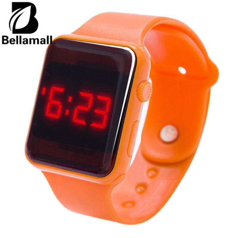Bellamall: Elektronik LED Silicone Watch Gelang Menyentuh Layar untuk Anak-anak Anak-anak Remaja Lelaki Perempuan-Intl