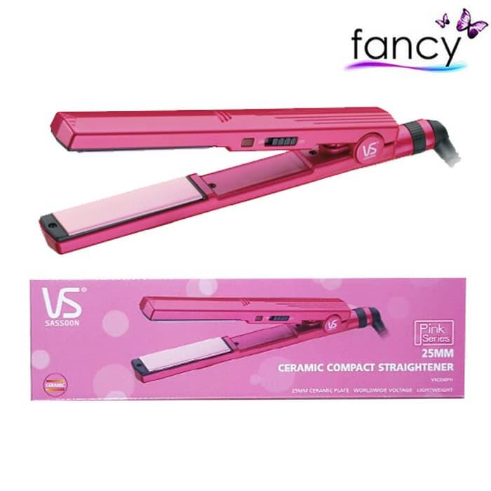 PROMO!!! VIDAL SASSOON Compact Style Iron (Catok Rambut) / Trendy !! Alat Catok / sisir catok curly / pengeriting rambut / peralatan salon