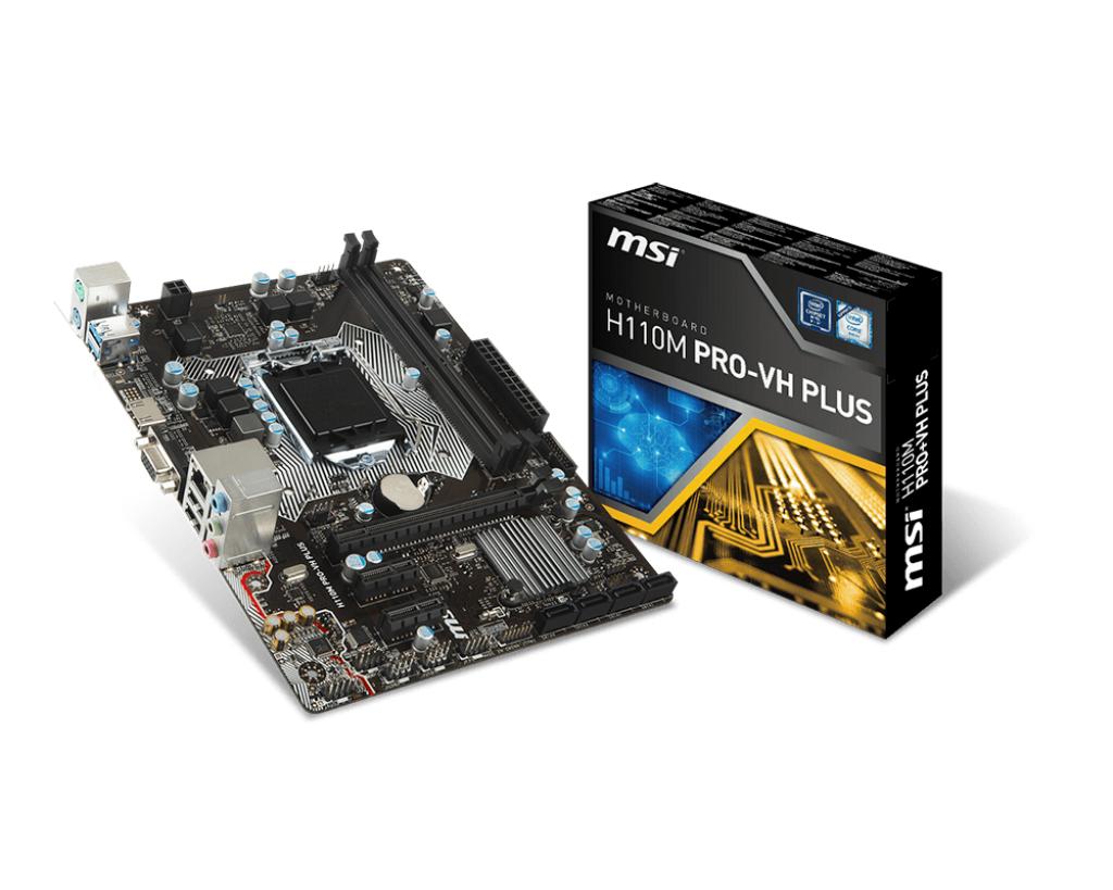 MSI Motherboard H110M PRO-VH PLUS