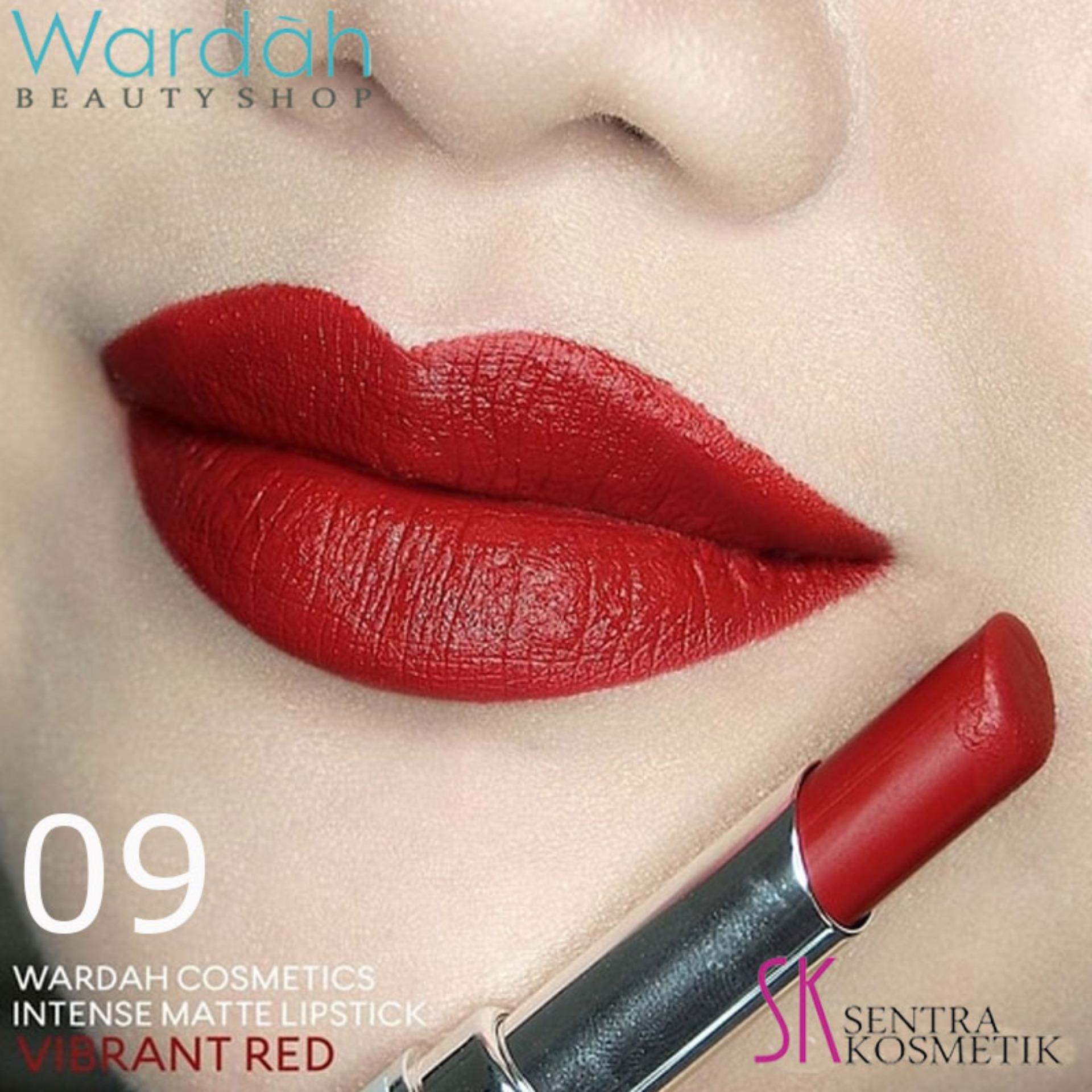 Wardah INTENSE Matte Lipstick 09 - Vibrant Red