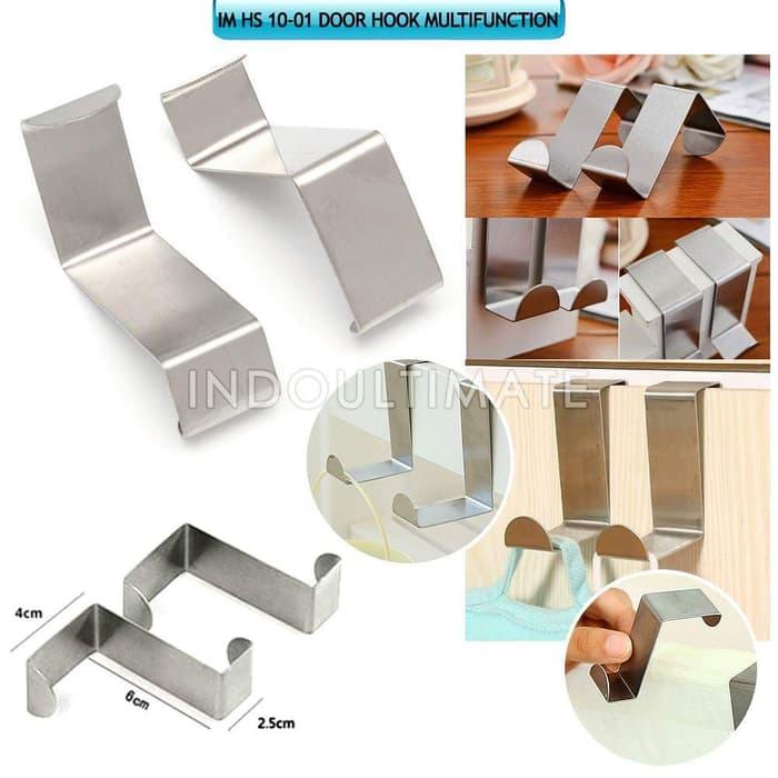 Hemat 10%!! Ultimate Gantungan Pintu Barang Baju Gantungan Tanpa Paku Hs 10-01 - ready stock