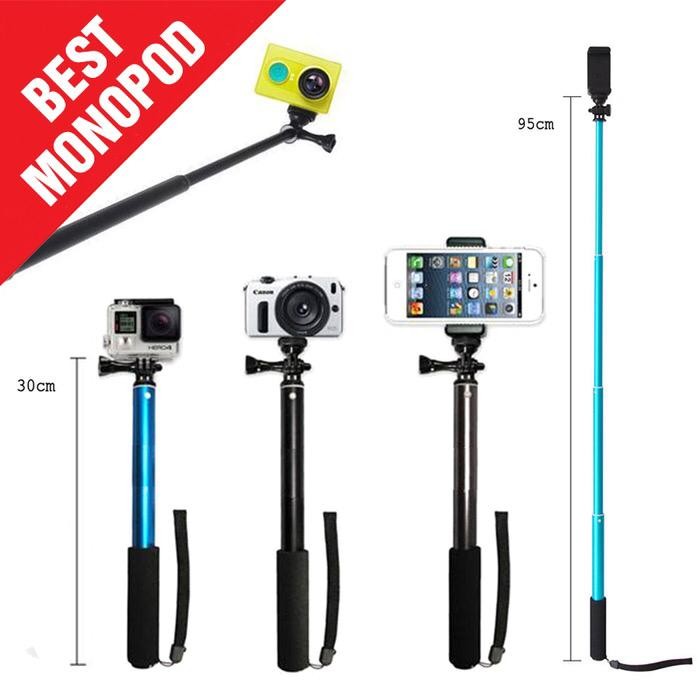Tongsis Monopod Gopro DSLR Kogan Xiaomi Yi Action Camera
