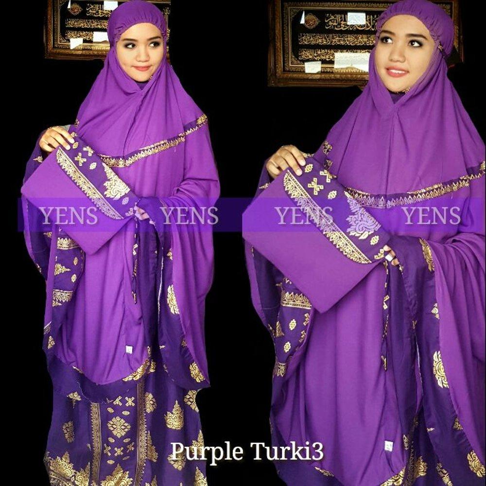 Mukena Batik Songket Bali Jumbo Ungu Turki3 di lapak Grosir mukena grosirmukena880