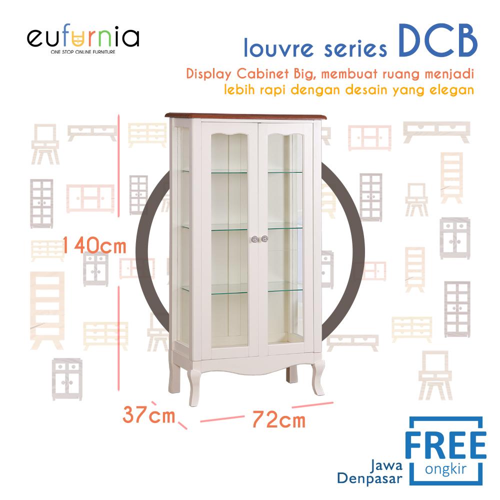 Eufurnia Olympic Louvre Series Display Cabinet Big Lemari kaca Pajangan European Style - WRD 0871133