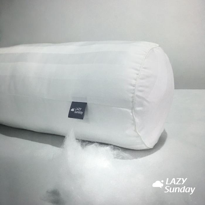 Harga Spesial!! Promo Sale!! Paket 1 Bantal + 1 Guling Microfiber Bulu Angsa Lazy Sunday - Aksfla - ready stock