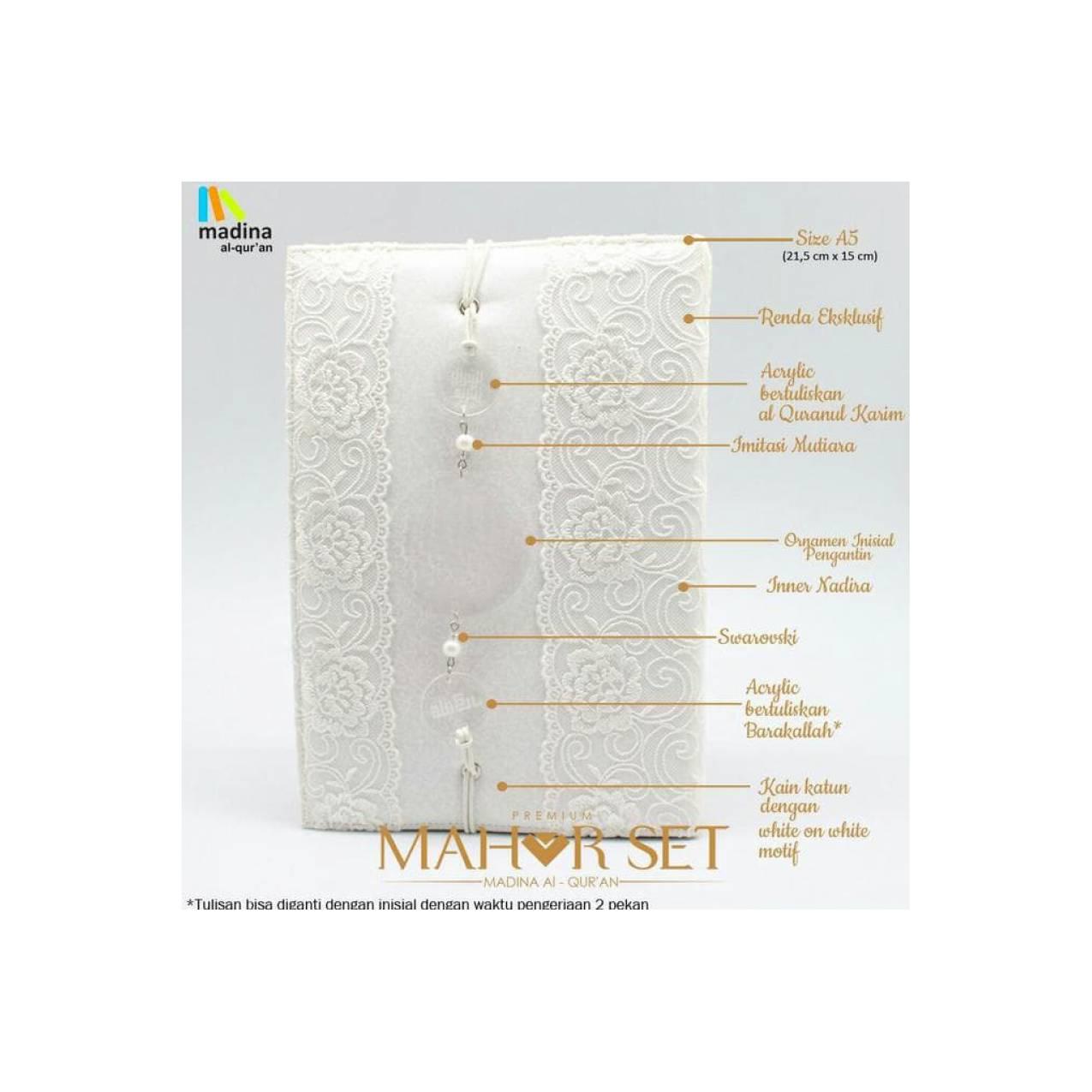 PREMIUM MAHAR SET BY MADINA MUKENA ALQURAN ELEGANT AKAD NIKAH