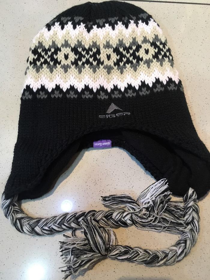 Eiger Women Series Peruvian Machu Pichu Kupluk Eiger - Black White