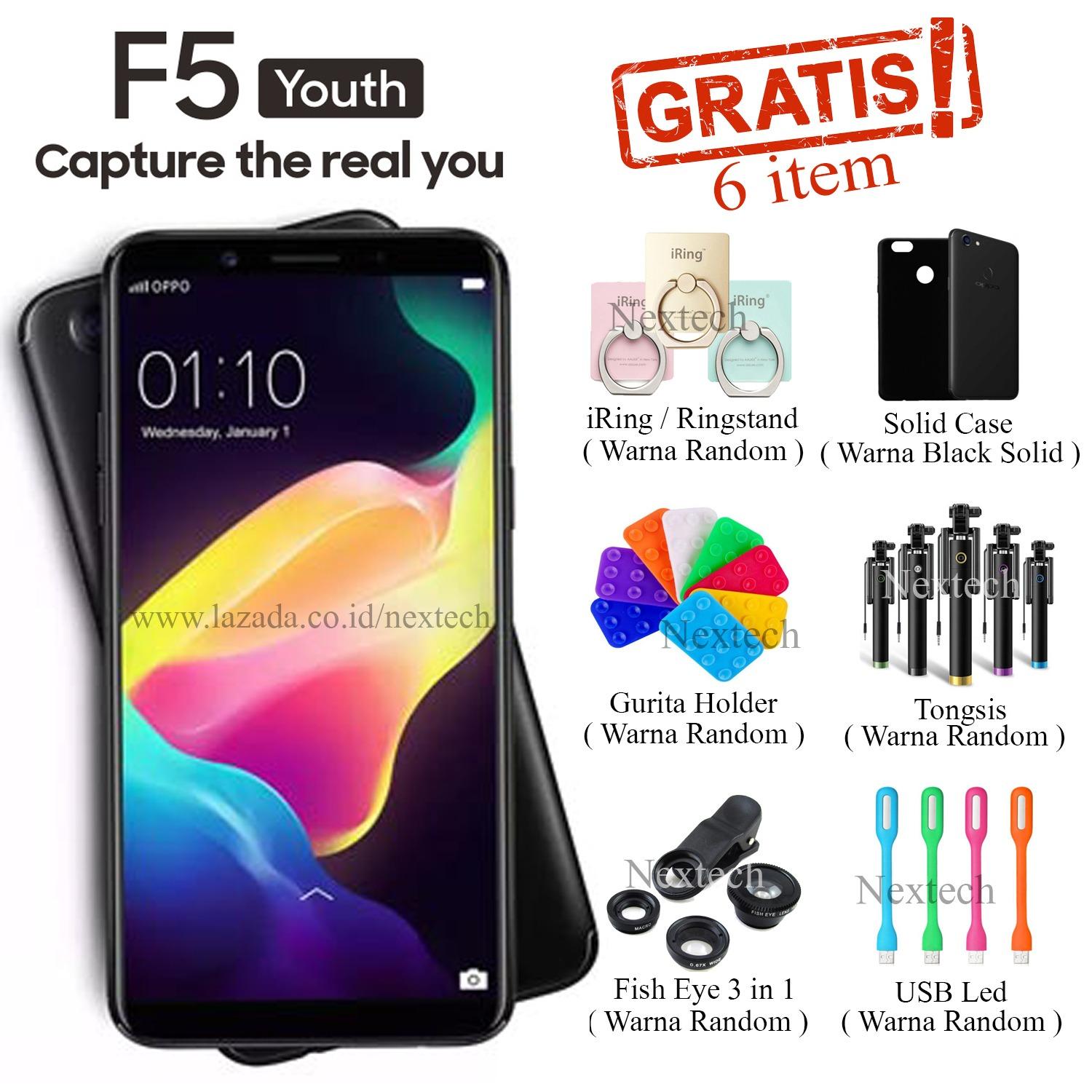 Oppo F5 Youth - Ram 3GB - Rom 32GB - Fingerprint - Matte Black