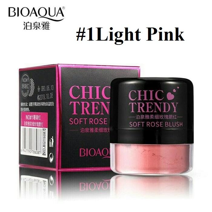 Bioaqua Chic Trendy Soft Rose Blush On Powder - Perona Pipi - 4gr