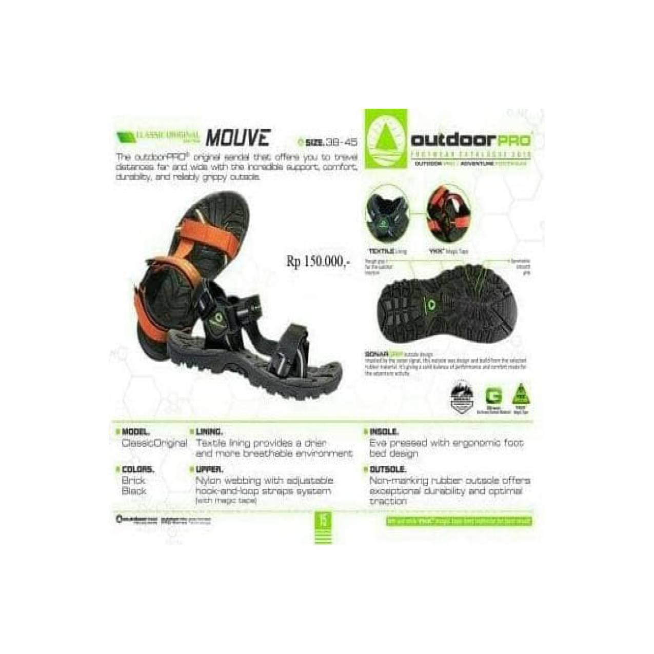 Jual Sandal Gunung Outdoor Pro Seri Mouve Not Eiger Consina Rei Boogie