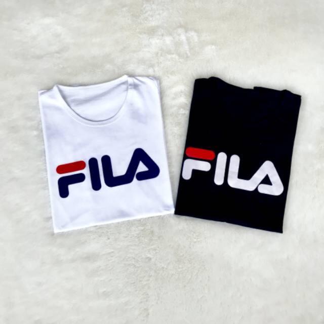 Fashion Strory - T-Shirt Wanita FILA / Kaos Murah /Kaos Wanita